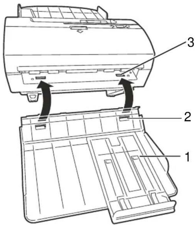OLIVETTI Oliscan A600 - Montaje de los soportes del escaner - 3