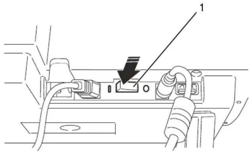 OLIVETTI Oliscan A600 - Allumage du scanner - 1