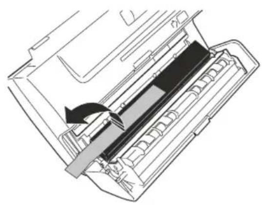 OLIVETTI Oliscan A600 - Removing the packing tape - 3