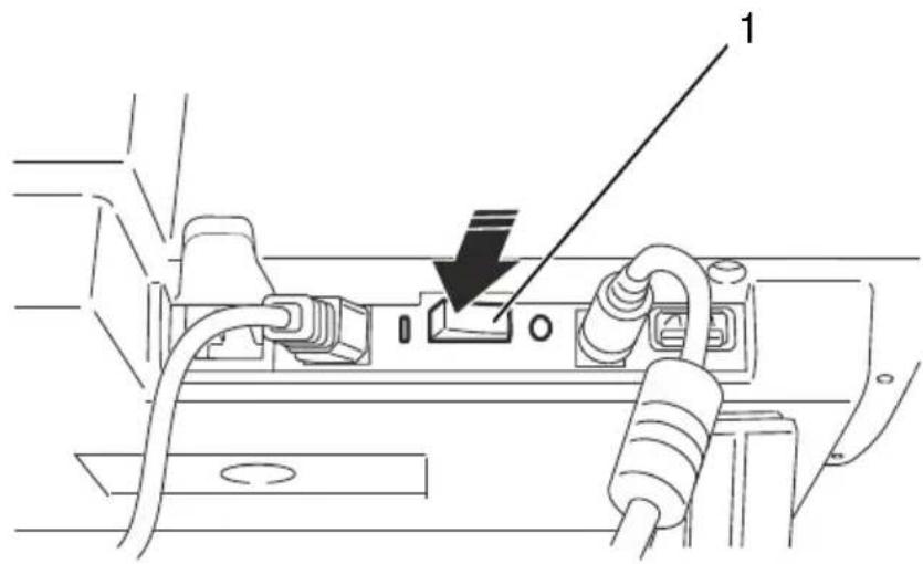 OLIVETTI Oliscan A600 - Powering on the scanner - 1