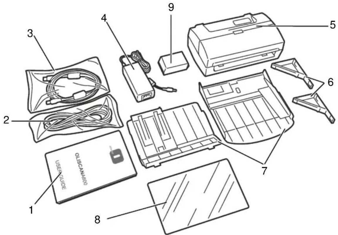 OLIVETTI Oliscan A600 - Kaufteile: - 1