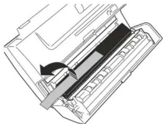 OLIVETTI Oliscan A600 - Verpackungssperren entfernen - 3