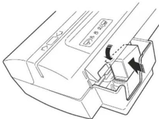 OLIVETTI Oliscan A600 - Attention: ne pas toucher les contacts supérieurs du support de la cartouche ou les buses de la cartouche d'encre. - 2