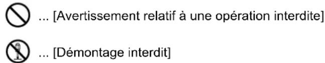 ... [Avertissement relatif à une opération interdite] ... [Démontage interdit]