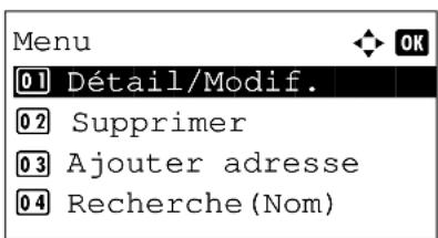 OLIVETTI dCopia 403MFen - Modification d'une destination - 4