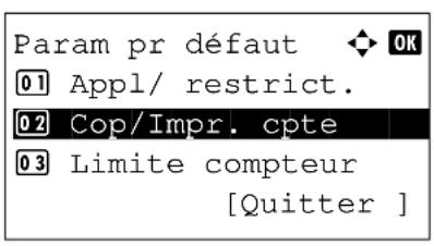 OLIVETTI dCopia 403MFen - Gestion du nombre de copies/impressions - 3