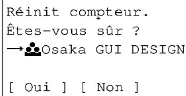 OLIVETTI dCopia 403MFen - Chaque comptabilité des travaux/reinitialisation du compteur - 7