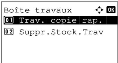 OLIVETTI dCopia 403MFen - Suppression du stockage de travaux - 3