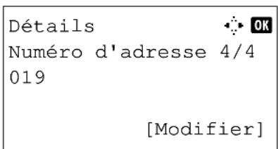 OLIVETTI dCopia 403MFen - Saisir du numero d'adresse - 1