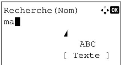 OLIVETTI dCopia 403MFen - Recherche dans le carnet d'adresses - 3