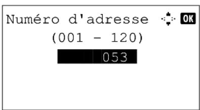 OLIVETTI dCopia 403MFen - Saisir du numero d'adresse - 2