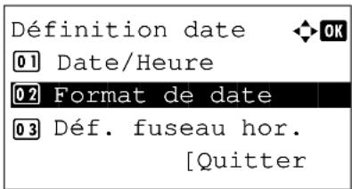 OLIVETTI dCopia 403MFen - Configuration de la date et de l'heure - 13