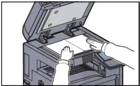 OLIVETTI dCopia 4003MF plus - Mise en place des documents - 1
