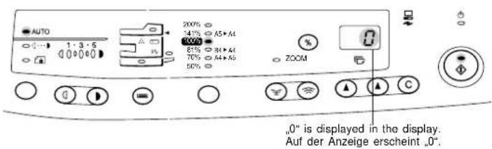 OLIVETTI Copia 9915C - INITIAL SETTINGS OF OPERATION PANEL ANFÄNGLICHE EINSTELLUNGEN DES BEDIENFELDS - 1