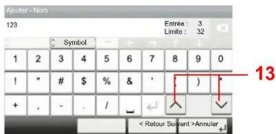 OLIVETTI dCopia 4513M plus - Écran de saisie des nombres/symboles - 1