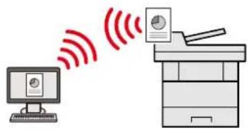 OLIVETTI dCopia 4513M plus - Installer la machine sans se souciaires des cables reseau (reseau sans fil) - 1