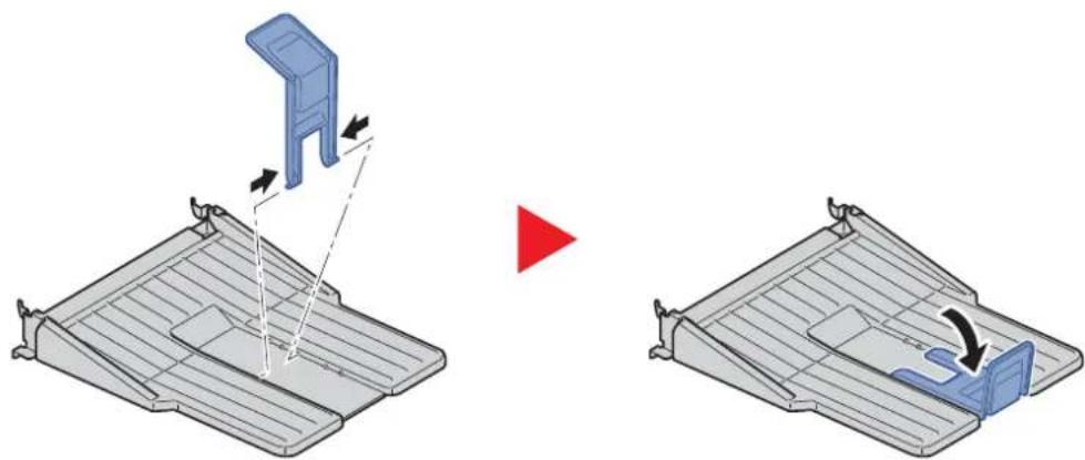 OLIVETTI dCopia 4513M plus - Installation du plateau arrêté - 1