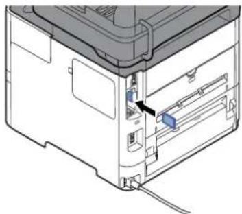 OLIVETTI dCopia 4513M plus - Installation et formatage de la carte mémoire SD/SDHC - 3