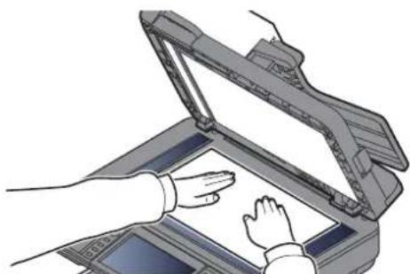 OLIVETTI dCopia 4513M plus - Mettre en place les originaux. - 3
