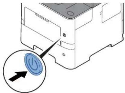 OLIVETTI dCopia 4513M plus - Mise sous tension - 1