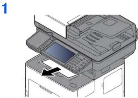 OLIVETTI dCopia 4513M plus - Plateau interne/capot arrêté interne - 1