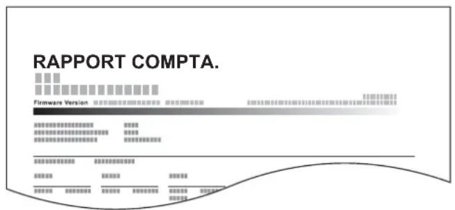 OLIVETTI dCopia 4513M plus - Impr. rapport compteurs - 1