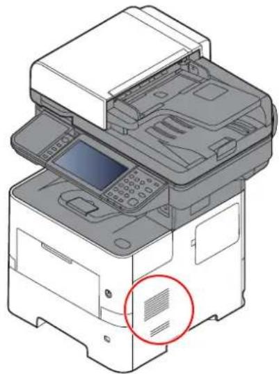 OLIVETTI dCopia 4513M plus - Orifices - 2