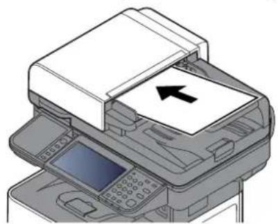 OLIVETTI dCopia 4513M plus - Utilisation du serveur de fax pour envoyer un fax - 1