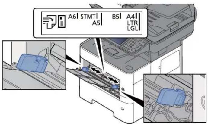 OLIVETTI dCopia 4513M plus - Régler le format du bac MF. - 1