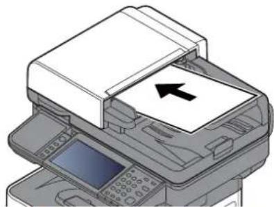 OLIVETTI dCopia 4513M plus - Mettre en place les originaux. - 1