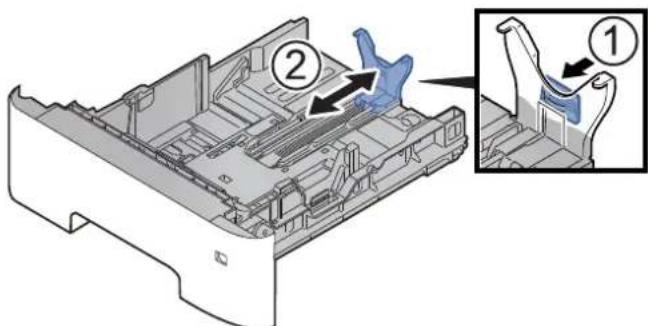 OLIVETTI dCopia 4513M plus - Regler le format du magasin. - 2