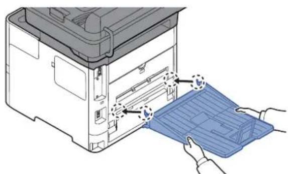 OLIVETTI dCopia 4513M plus - Installation du plateau arrêté - 2