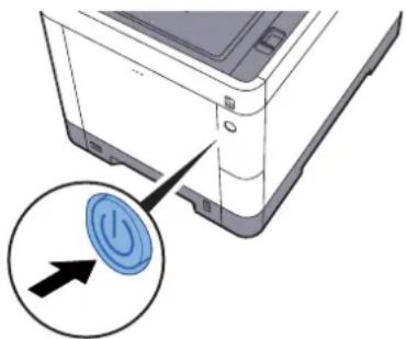 OLIVETTI dColor MF3023 - Mise sous tension - 1