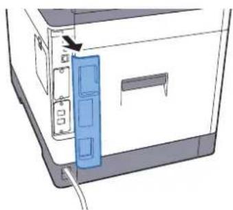 OLIVETTI dColor MF3023 - Installation et formatage de la carte mémoire SD/SDHC - 2