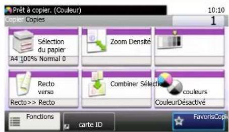 OLIVETTI dColor MF3023 - Affichage des touches ne pouvant pas etre régles - 1
