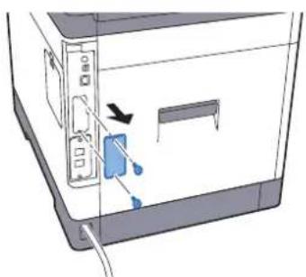 OLIVETTI dColor MF3023 - Installation et formatage de la carte mémoire SD/SDHC - 3