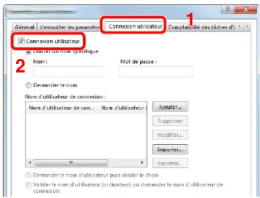 OLIVETTI dColor MF3023 - Configurer les paramètres. - 1