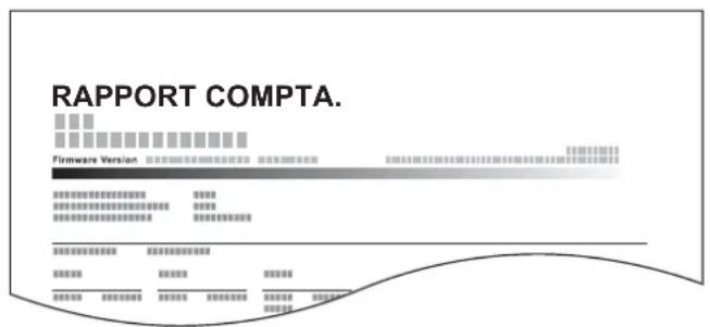 OLIVETTI dColor MF3023 - Impr. rapport compteurs - 1