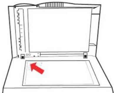 OLIVETTI dColor MF1600 plus - Positionnement des documents sur la VITRE - 1