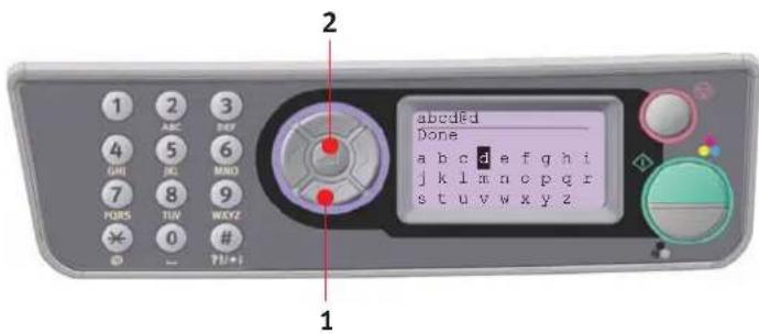OLIVETTI dColor MF1600 plus - Depuis le panneau de commande - 1