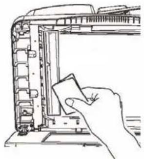 OLIVETTI dColor MF1600 plus - De la FACE inférieure du chargeur - 1