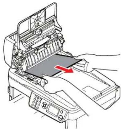 OLIVETTI dColor MF1600 plus - Dans la section chargeur du scanner... - 2