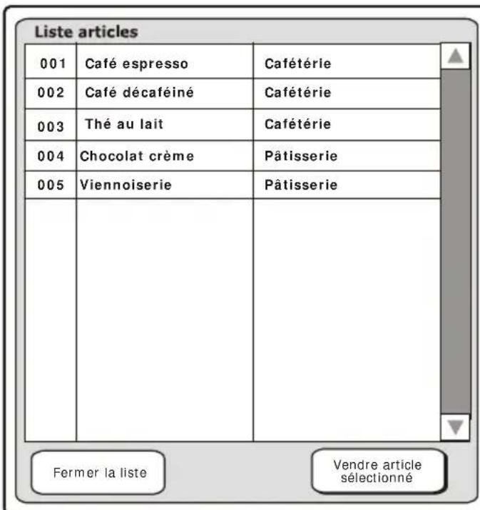 OLIVETTI Nettun@7000int’l 4Restaurant - VENTES A L'AIDE DE LA LISTE D'ELEMENTS (SECTEUR PLU SELECTIONNE) - 1