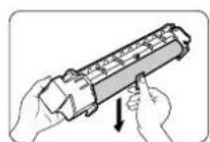 OLIVETTI Copia 9912B - UDSKIFTNING AF KOPITROMLE SUBSTITUÇÃO DO CARTUCHO TAMBOR - 5
