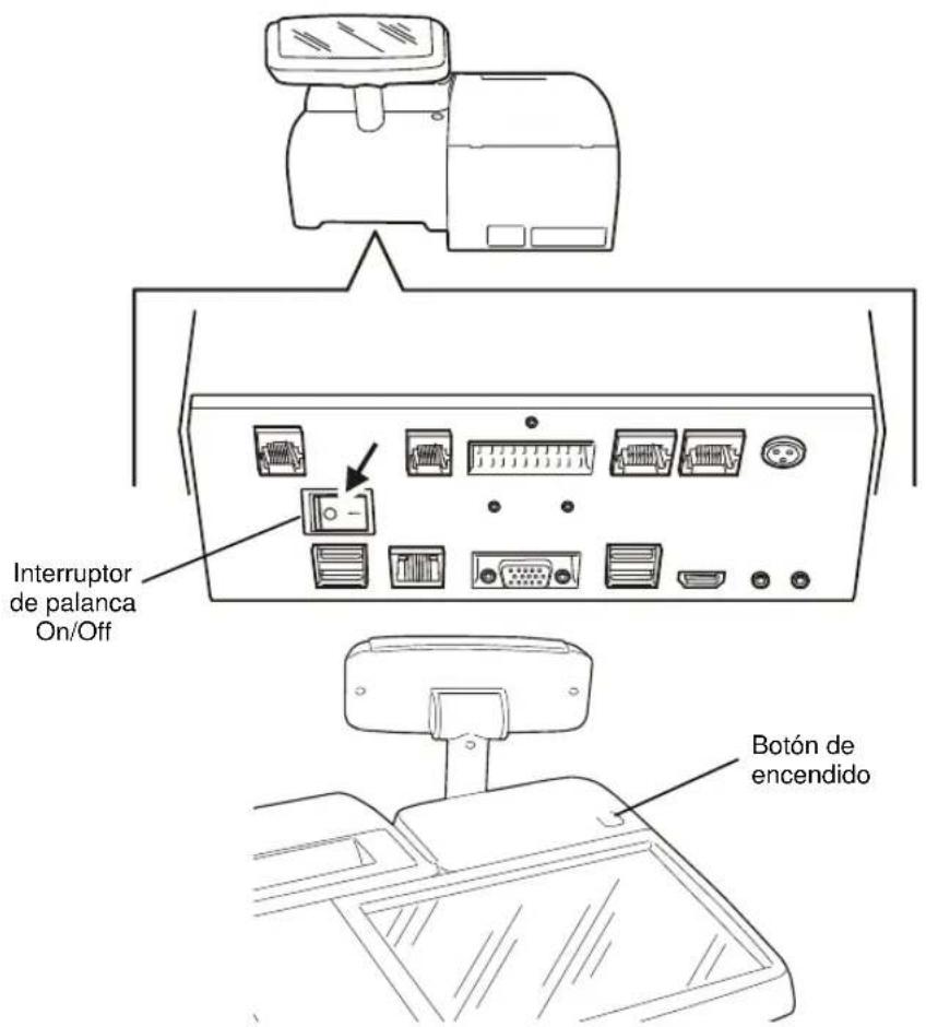 OLIVETTI Nettun@ 7000open - ENCENDIDO DE LA CAJA REGISTRadora - 1