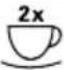 MELITTA Purista F23014 - Elementi del pannello dei comandi - 2