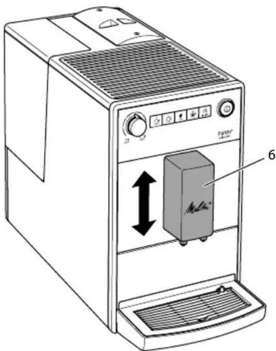 MELITTA Purista F23014 - Regolazione dell'eroga- tore per bevande di caffè - 1