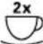 MELITTA Purista F23014 - Rysunek panelu obsługi - 3