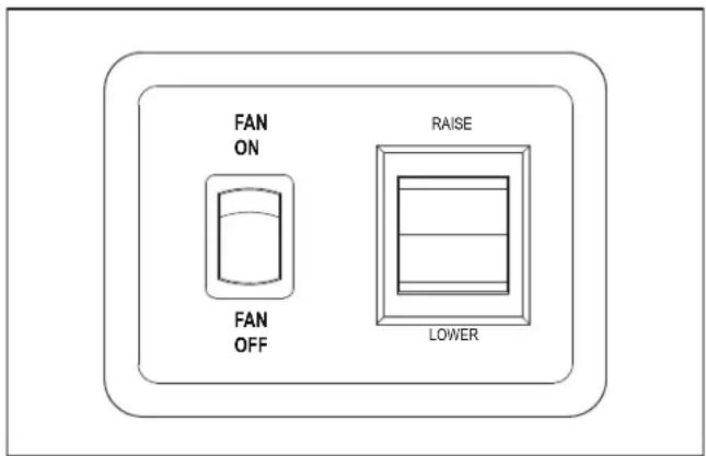 DOMETIC FanTastic Vent 3350 - Utilisation des commandes murales - 1