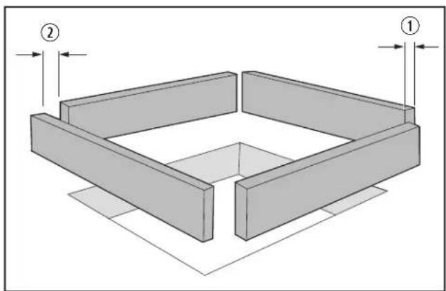 DOMETIC FanTastic Vent 3350 - Marco de la abertura del techo o pared - 1